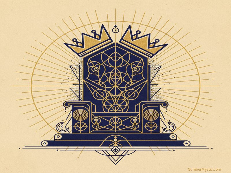 Two golden infinity symbols representing life path 8 and 8 compatibility