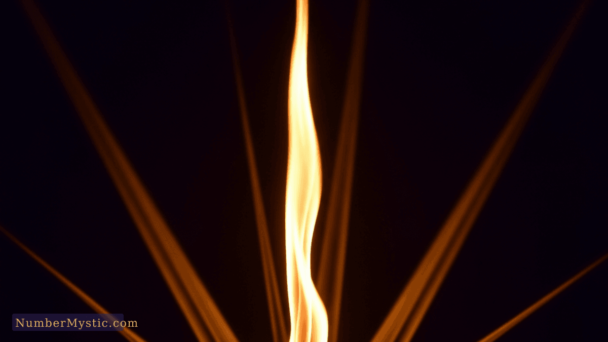 Mystical golden imagery representing life path number 1 energy