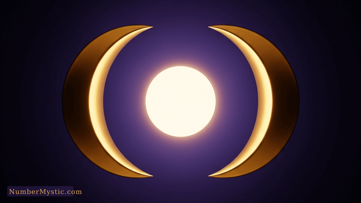 Mystical golden imagery representing life path number 2 energy
