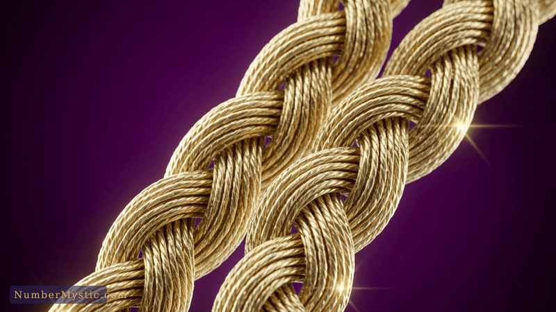 Mystical golden imagery representing life path number 2 energy
