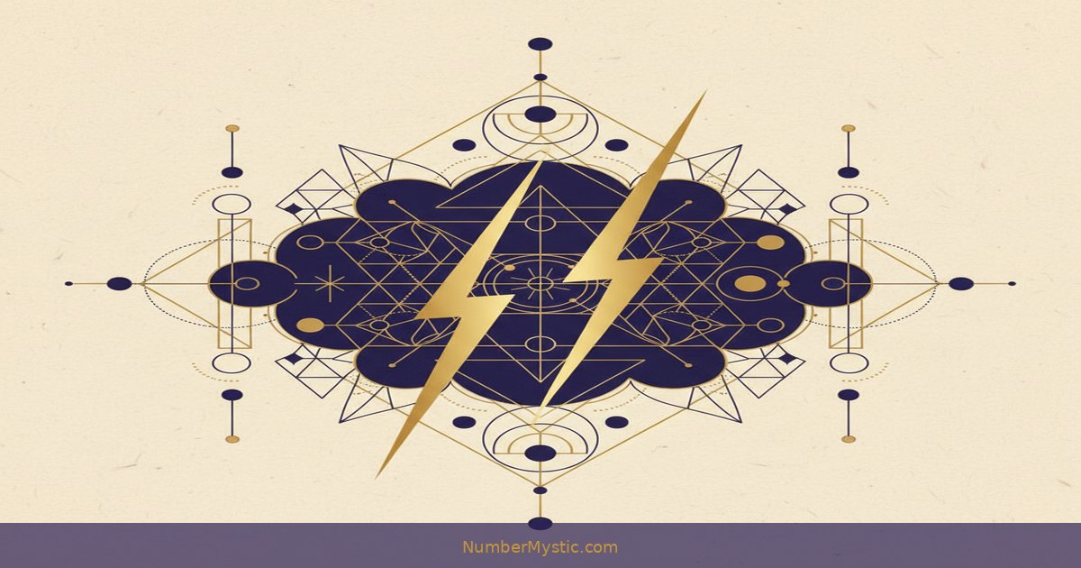 Mystical golden imagery representing life path number 11 energy