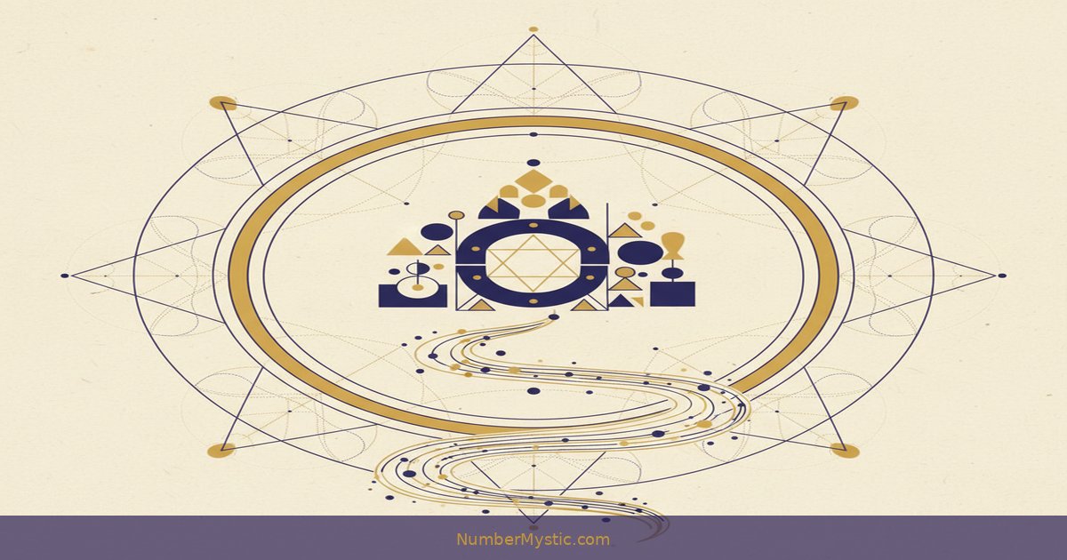 Mystical golden imagery representing life path number 6 energy